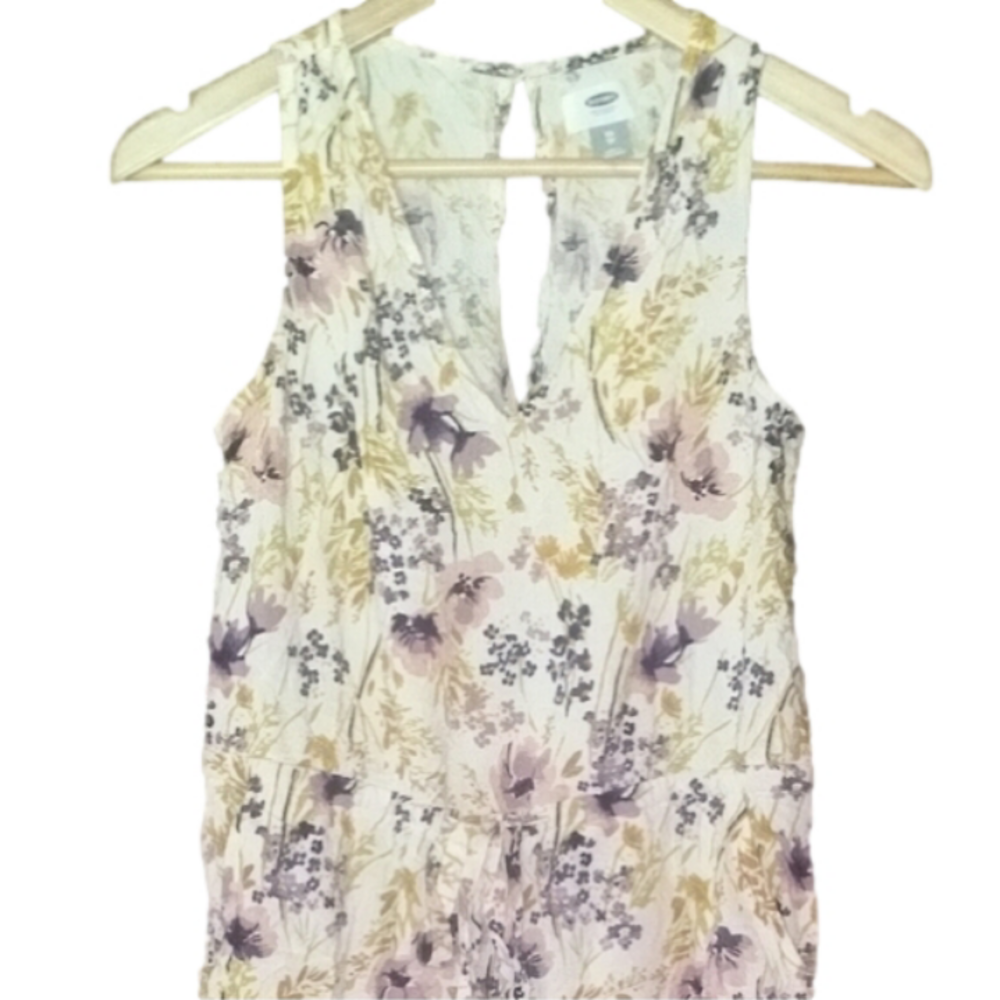 Old Navy Summery Floral Pantsuit Sz XS - Picture 4 of 7